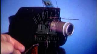 Film in a home projector 1970s  Film 7225 [upl. by Naiditch]