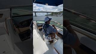 Getting Ready to Pull Up to the Fuel Dock Bridge Marina Boat Docking HowTo boat shorts [upl. by Corty]