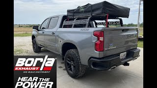 2021 Chevy Silverado Trail Boss LT 53 Borla SType Muffler  Exhaust Review  startup  cold start [upl. by Ellwood]