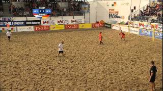 EK beach soccer  Highlights NetherlandsGermany 53 [upl. by Marko]