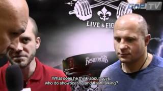 Fedor Emelianenko talks the difference between M1 and the UFC english subtitle [upl. by Saitam]