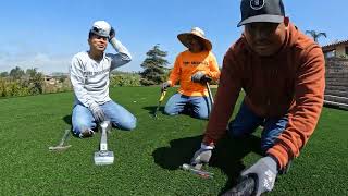 DIY How To Install Artificial Turf – Master Guide [upl. by Haeli]