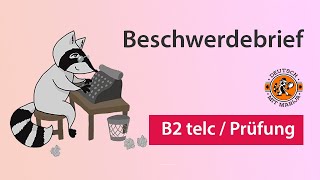 Beschwerdebrief B2 Sprachkurs  Prüfungsvorbereitung B2 telc [upl. by Kimmie]