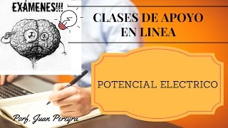 Calcular el potencial electrico en un punto sobre el eje Y cuando dos cargas estan en el eje X V054 [upl. by Amato]