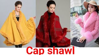 cap shawl designcap shawl design 2023 [upl. by Ahsinet]