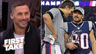 Danny Amendola picks the Patriots to beat the Rams in Super Bowl LIII  First Take [upl. by Wavell]