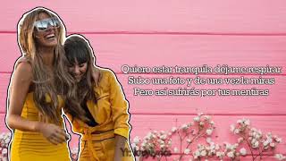 Aitana X Lele PonsTeléfono Lyrics [upl. by Annekahs]