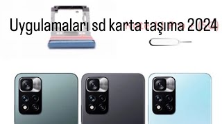 Uygulamaları sd karta aktarma xiaomi oppo yeni 2024 [upl. by Hitt542]