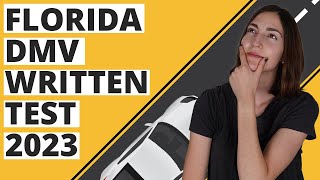 Florida DMV Written Test 2023 60 Questions with Explained Answers [upl. by Marylee]