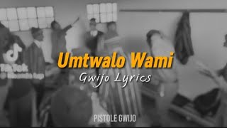 Umtwalo Wami Gwijo  Lyrics [upl. by Yhtnomit]