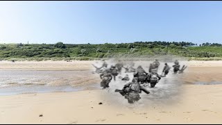 NORMANDY WW2  Then and now 1 [upl. by Enait]