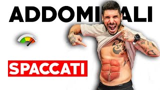 ADDOMINALI DISTRUTTI IN 8 MINUTI  scheda completa [upl. by Iarised]