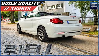 2019 BMW 218i Cabrio  Build Quality  SHORTS [upl. by Ekul]