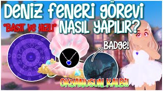 DENİZ FENERİ OKYANUSUN KALBİ KOLYESİ GÖREVİ NASIL BİTİRİLİR  GİZLİ KOD Royale High Türkçe [upl. by Ellga270]