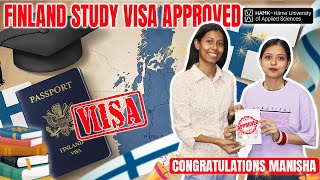 🇫🇮 🇫🇮 Finland Study Visa Granted  Manisha From Panchkula  ACEA GLOBAL [upl. by Anilev]