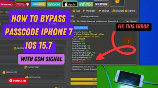 How To Bypass Passcode Iphone7 WITH UnlockTool🔥  Fix Error BootingRAMDISKFall🔥👉COMPLTUTORIAL [upl. by Ttocserp]