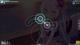 Osu Gameplay Mitsukiyo  Luminous Memory FC [upl. by Atinreb]