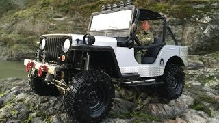 Gmade Sawback  Axial Jeep Wrangler G6 River Crawl amp Trail [upl. by Nomsed172]