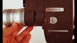 Canon Reflex Zoom 83” 8mm Movie Camera 1962 [upl. by Rafaelof]