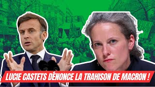 Crise démocratique en France  Lucie Castets dénonce la trahison de Macron [upl. by Cristie77]