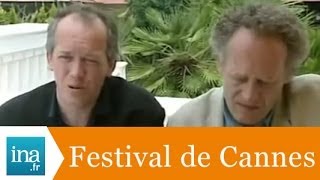 Les frères Dardenne à Cannes  Archive INA [upl. by Aihsit]