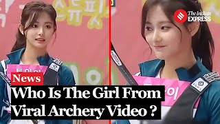 Who Is Chou Tzuyu The Girl In Viral Archery Video  Chou Tzuyu Archery [upl. by Sorazal]