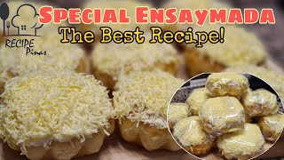 ENSAYMADA RECIPE 3  Very Soft easy Buttercream frosting and Filling  Recipe Pinas [upl. by Leugimsiul232]