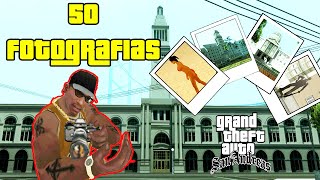 Gta san andreas RECOMPENSA por tomar las 50 FOTOGRAFIAS [upl. by Xever]