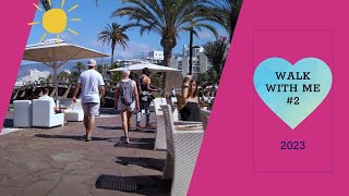 Tenerife  playa de las Americas 2023 4K 2  walk with me [upl. by Htebasile]