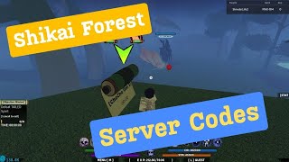 Shindo Life Shikai Forest Private Server Codes 2024  Roblox Shinobi Life 2 Codes [upl. by Enneicul]