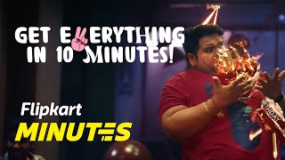 Flipkart Minutes Party Essentials Delivered in Just 10 Minutes 🎉🚀 [upl. by Ahsai369]