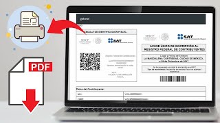 ♦️Cómo descargar mi RFC desde el portal del SAT  CONSTANCIA SITUACIÓN FISCAL [upl. by Einnaoj]