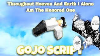 FE The Strongest BattleGround Gojo Honored One Script OP  Become Gojo   Roblox Scripts [upl. by Eizzo]