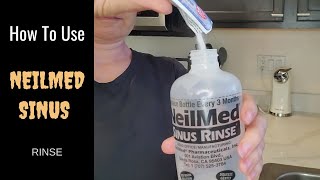 HOW TO USE NEILMED SINUS RINSE KIT  Relieve Nasal Congestion Instantly [upl. by Ttenrag]