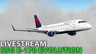 Livestream SSG Embraer E170 Evolution on PilotEdge ✈️ 20160730 [upl. by Grenville]