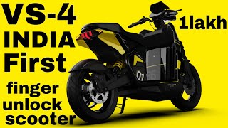 Creata VS4 INDIA First💥 finger unlock Scooter 😱new update [upl. by Illom]