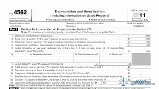 Learn How to Fill the Form 4562 Depreciation and Amortization [upl. by Rettke]