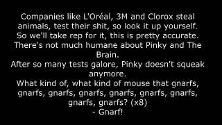 Scientifically Accurate Pinky And The Brain Lyrics [upl. by Preciosa635]