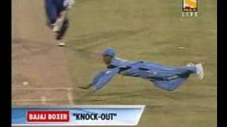 kaif runsout nick knight at world cup 2003mpg [upl. by Atinuaj]