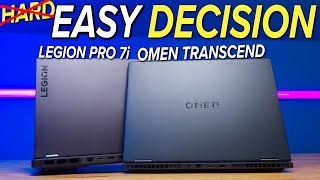 HP Omen 🆚 Lenovo Legion Pro 7i  i913900HX Comprehensive Comparison [upl. by Dorene]