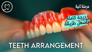 Teerh Arrangiment  خطوة بخطوة  طب الاسنان مرحلة ثانية [upl. by Rimhsak256]