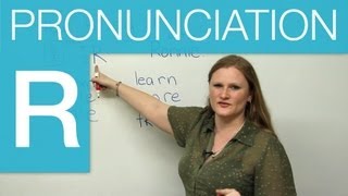 Pronunciation  How to make the R sound in English [upl. by Atselec]