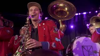 Flume  Rushing Back Live with MEUTE  Harley on Saxophone [upl. by Blackington441]