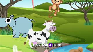 Riverside Rascals Wild Animals Nursery Rhymes for Kids riverside wildlife wildanimals singing [upl. by Haskins834]