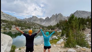 5 days exploring Kings Canyon National Park Kearsarge Pass Kearsarge Lakes Matlock Lake Onion Vally [upl. by Laenaj]