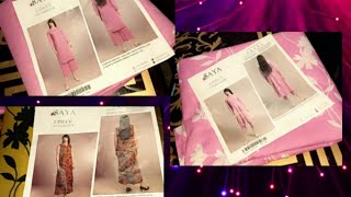 unboxing of my parcel😍my beautiful suitby monaa sheikh [upl. by Anelra]