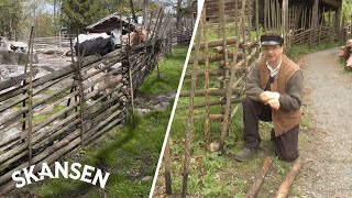 BYGG EN GÄRDESGÅRD – med Skansen [upl. by Tamarah]