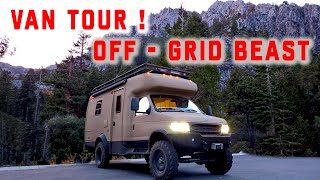 4x4 Van Tour  Custom Adventure RV Starflyte 20  4WD RV [upl. by Leler112]