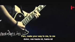 Paramore  Thats what you get Subtitulado Español Lyrics LIVE [upl. by Engracia934]