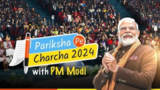 Pariksha Pe Charcha 2024 LIVE  PM Modi interacts with students teachers amp parents on exams [upl. by Arok]